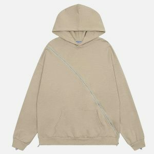 retro zip up hoodie [edgy] streetwear essential 1759